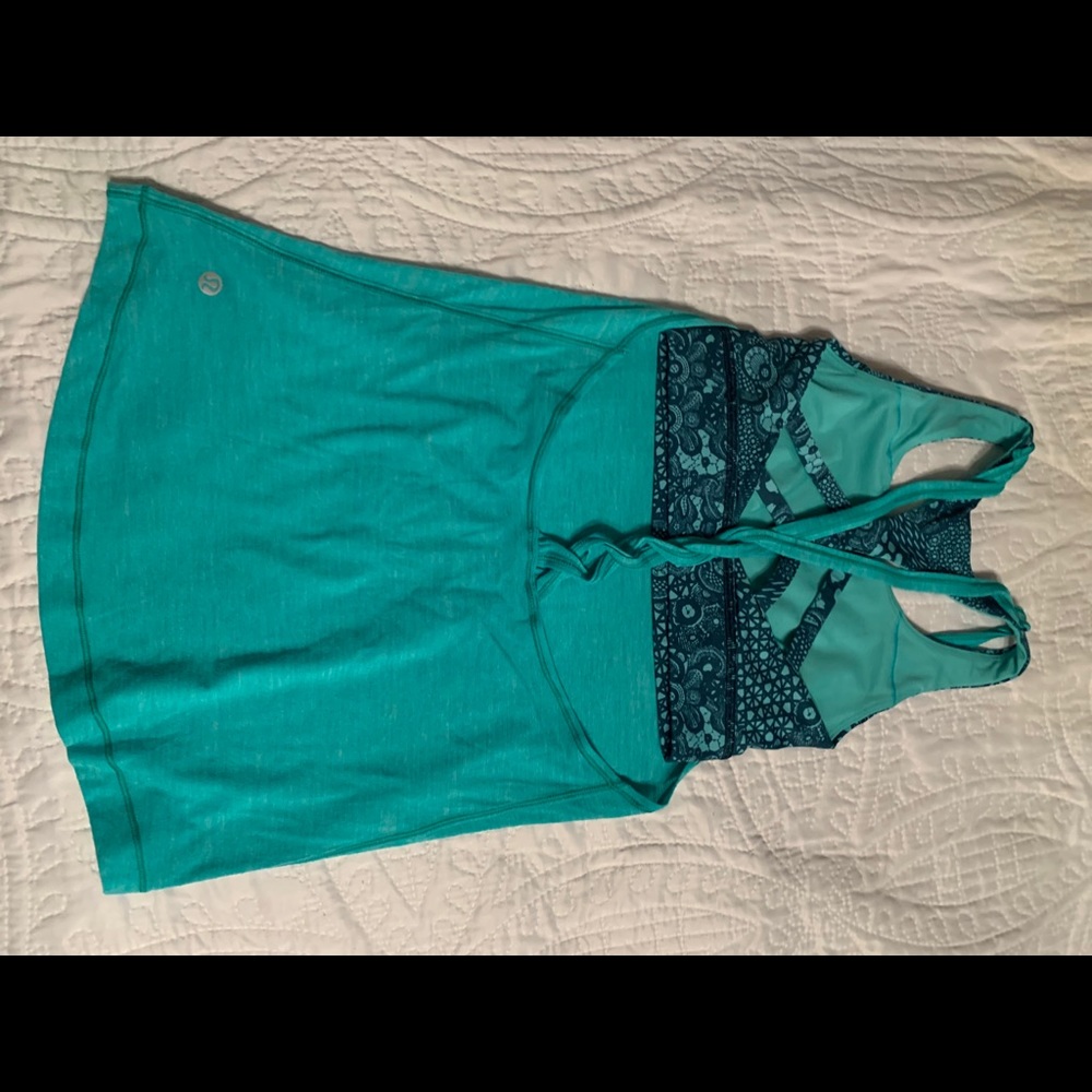 Lululemon twist and toil tank top